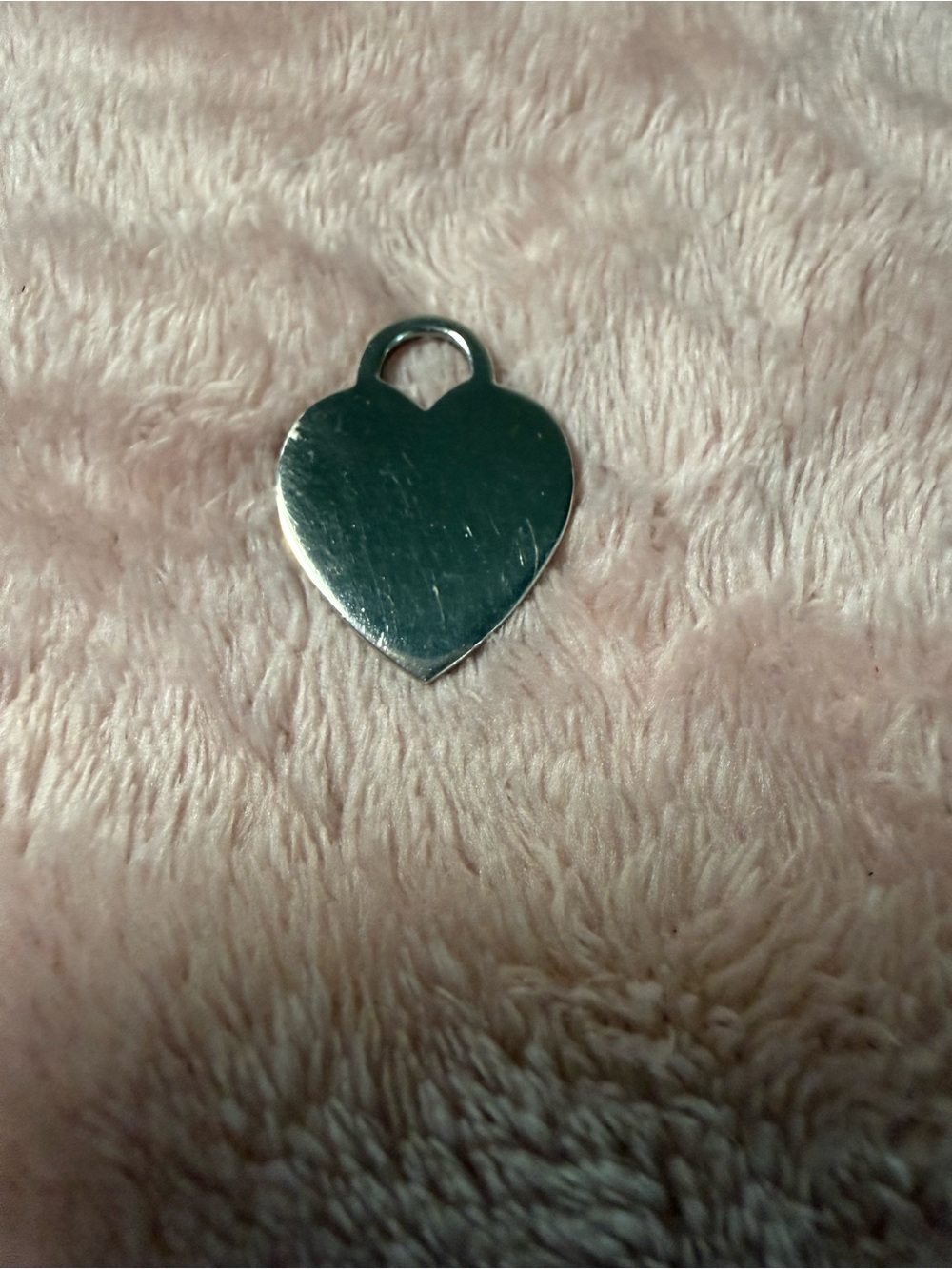Tiffany & Co. Silver Large Heart Tag with Signature Blue Pouch - Picture 6 of 7